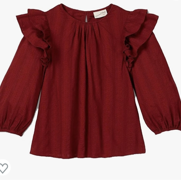 Universal Thread Maroon Ruffle Too - Picture 3 of 4